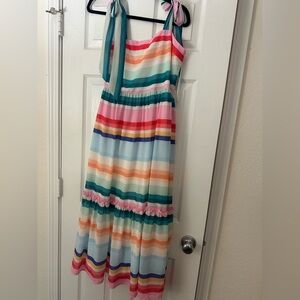 Colorful Striped women’s  maxi Dress